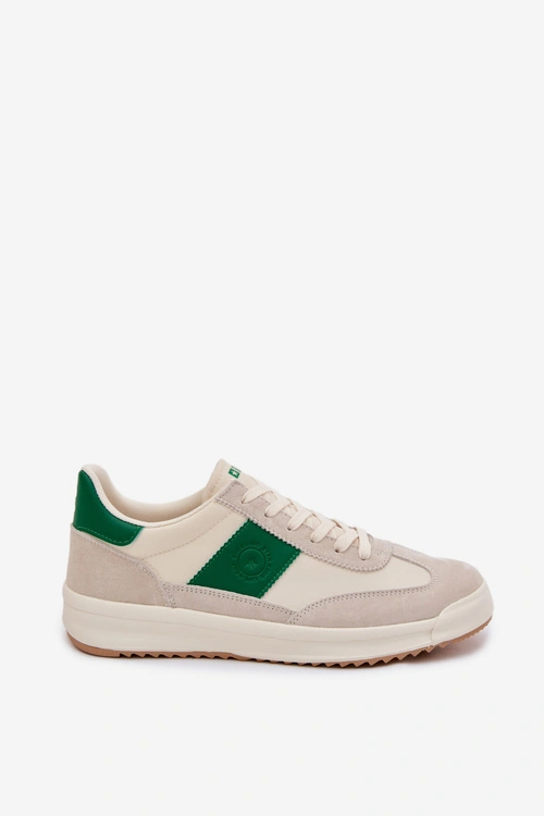 Sneakersy Męskie Big Star TT174041 Beżowe