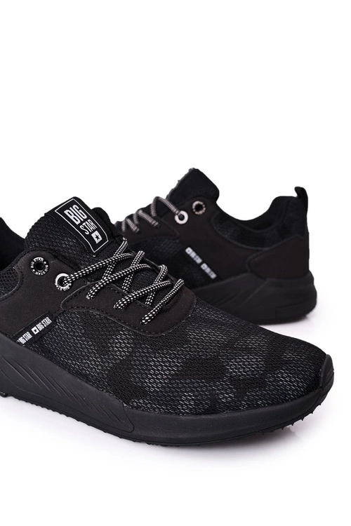 Męskie Sportowe Buty Memory Foam Big Star HH174141 Czarne