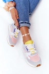 Damskie Sportowe Buty Sneakersy Różowo-Szare After Hours